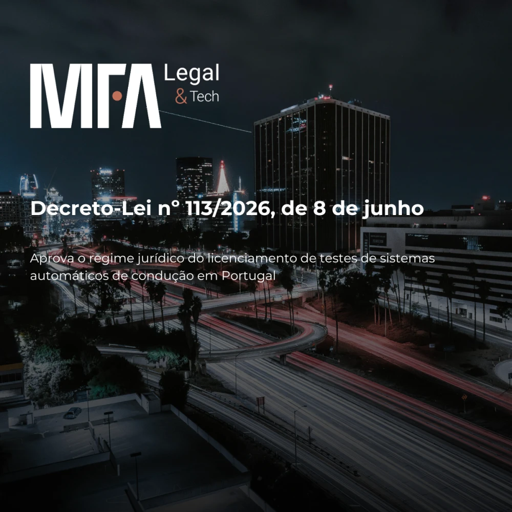 Condução autónoma em vias públicas: o novo regime jurídico