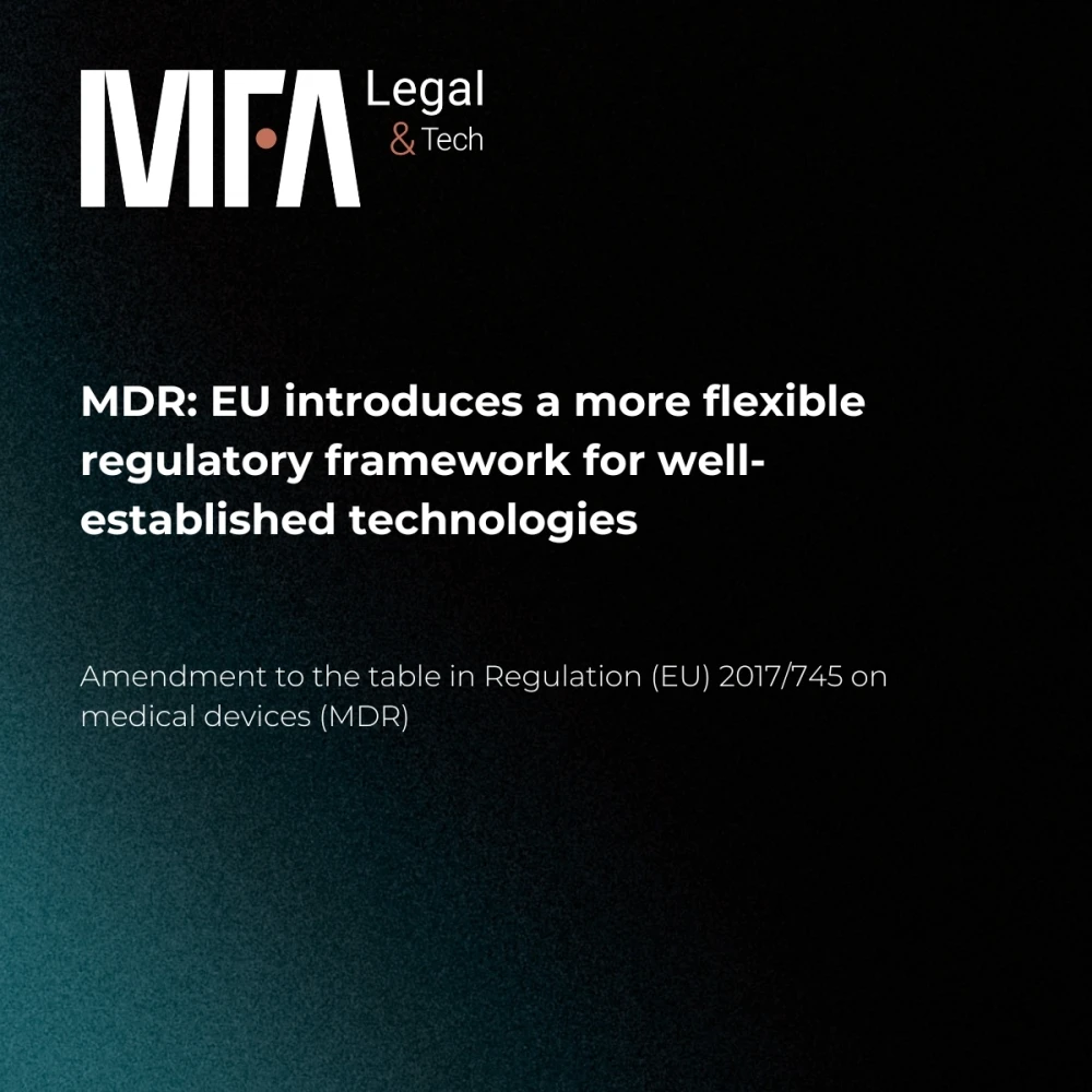 MDR: UE flexibiliza o regime aplicável a tecnologias de uso bem estabelecido