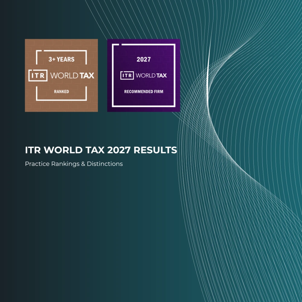 Resultados da MFA Legal & Tech no ranking ITR World Tax 2027
